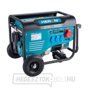 Benzin generátor HERON 13HP/6,0kW (400V), 2x2,2kW (230V), alvázzal náhled