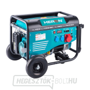 Benzinmotoros generátor HERON 15HP/6,8kW (400V), 5,5kW (230V), alvázzal náhled
