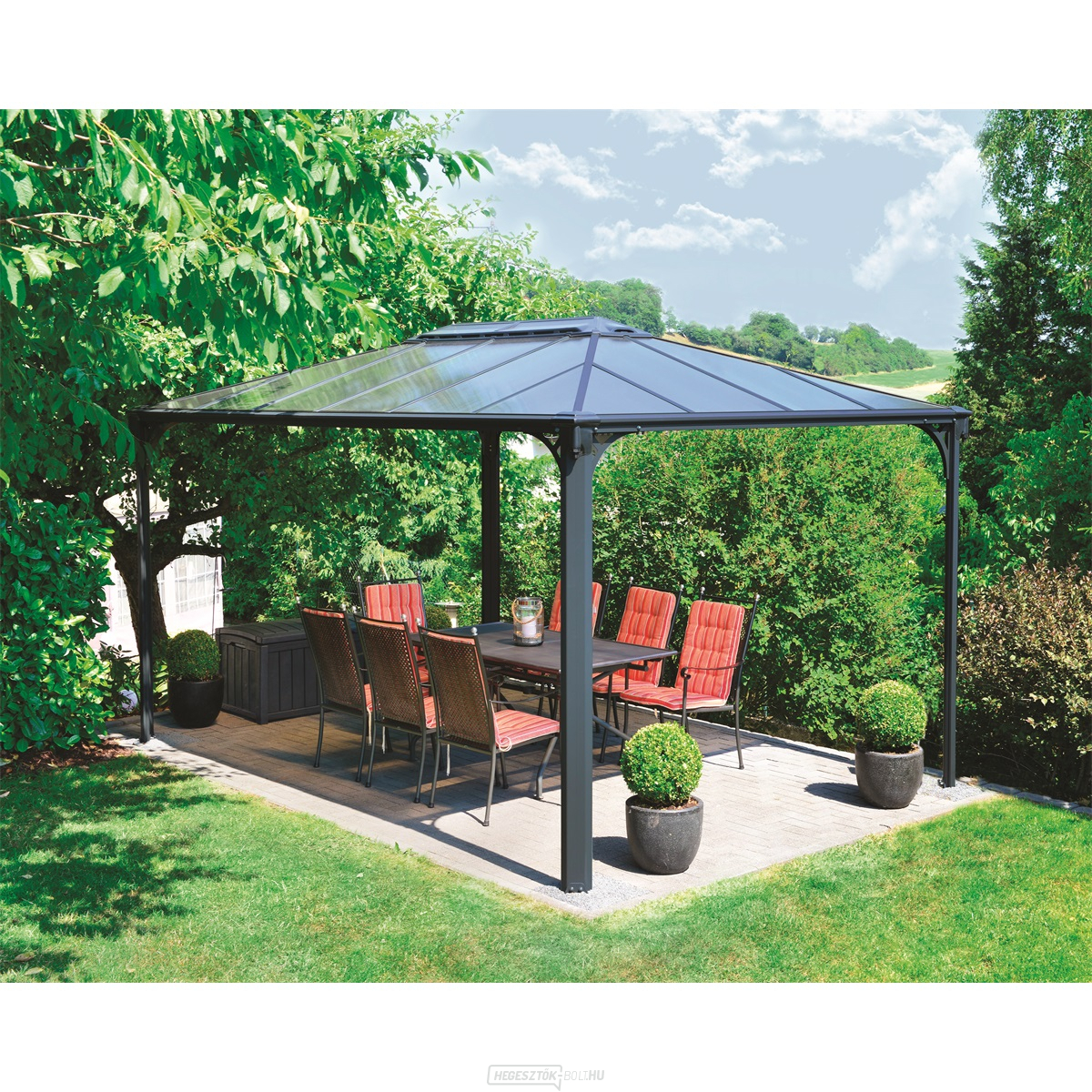 Kerti alumínium pavilon Palram Martinique 4300