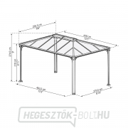 Kerti alumínium pavilon Palram Martinique 4300 Előnézet 