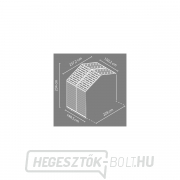 Palram hosszabbító a tetőablakhoz 8x4 szürke  Palram hosszabbító a tetőablakhoz 8x4 szürke  gallery main image