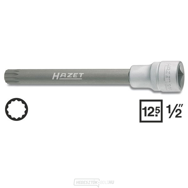 HAZET 990 S Lg-10 motorok hengerfejcsavarjainak rögzítésére szolgáló dugókulcs