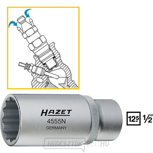 HAZET 4555 N foglalat a befecskendező fúvókák felszereléséhez