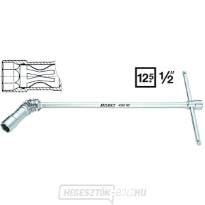 Gyertyakulcskulcs dugókulccsal 16 mm-es gyertyákhoz HAZET 4767 AKF