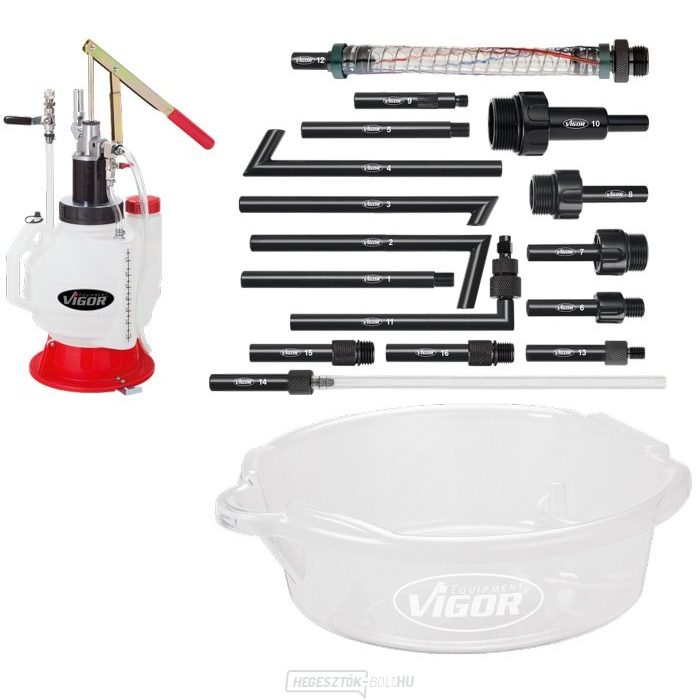 VIGOR V4385 hordozható sebességváltó és differenciálmű töltőberendezés