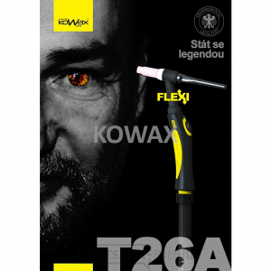 KOWAX® FLEXI T26A fáklya, 4m Kézi TIG fáklya