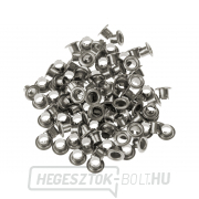 Szemprések, 100 db-os készlet, ezüst nikkel színű Szemprések, 100 db-os készlet, ezüst nikkel színű gallery main image