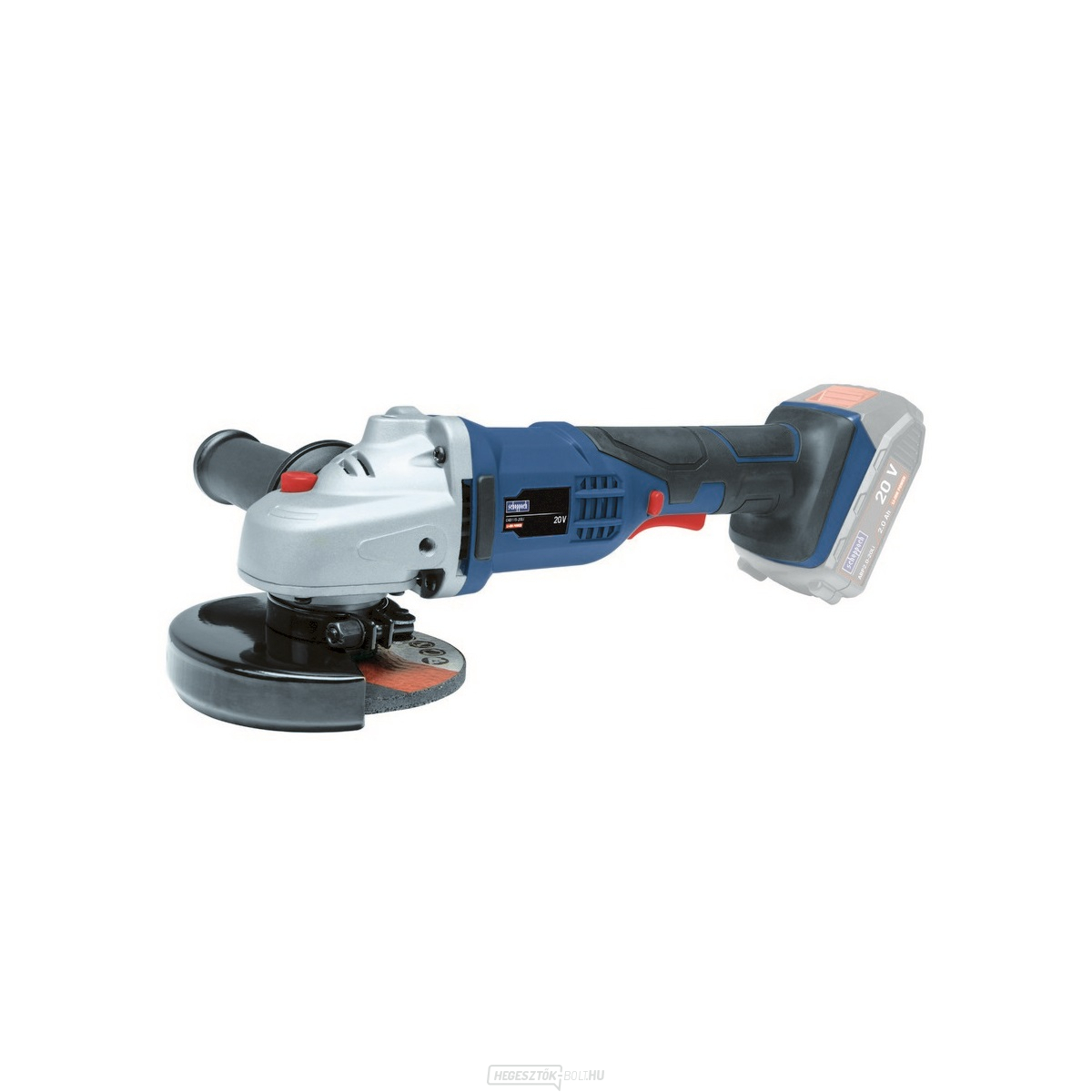 Akkus sarokcsiszoló 115 mm 20 V Scheppach CAD115-20Li