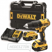 Akkus akkus fúrócsavarozó DEWALT 18V XR Li-Ion 2x 4.0Ah DCD777M2T gallery main image