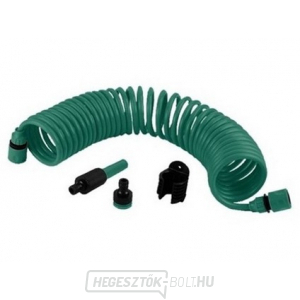 10m-es víztömlő gyorscsatlakozókkal, kék színű 10m-es víztömlő gyorscsatlakozókkal, kék színű gallery main image