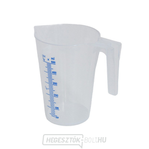 0,5 l átlátszó polipropilén mérőpohár 0,5 l átlátszó polipropilén mérőpohár gallery main image