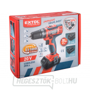Akkus fúrócsavarozó EXTOL SHARE20V, 20V Li-ion, 1500mAh Akkus fúrócsavarozó EXTOL SHARE20V, 20V Li-ion, 1500mAh náhled