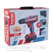 Akkus fúrócsavarhúzó EXTOL SHARE20V, 20V Li-ion (2x), 1500mAh Akkus fúrócsavarhúzó EXTOL SHARE20V, 20V Li-ion (2x), 1500mAh náhled