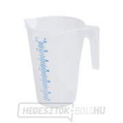 Átlátszó polipropilén mérőedény 3 l Átlátszó polipropilén mérőedény 3 l gallery main image