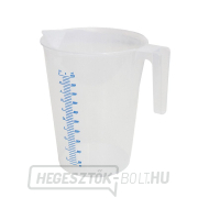 Átlátszó polipropilén mérőpohár 5 l Átlátszó polipropilén mérőpohár 5 l gallery main image
