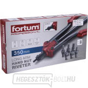 Karos szegecselő fogó, gyorskioldó, M3-M12, 350mm, CrMoV Karos szegecselő fogó, gyorskioldó, M3-M12, 350mm, CrMoV náhled