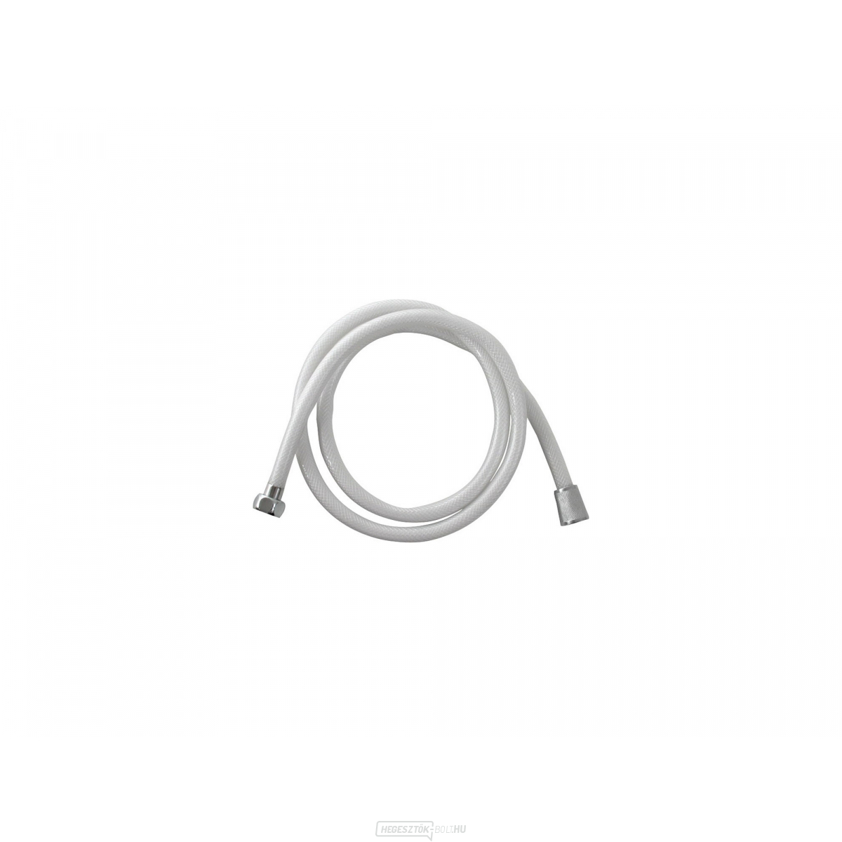 Zuhanycső, fehér, 150cm, PVC