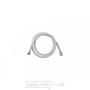 Zuhanycső, fehér, 150cm, PVC Zuhanycső, fehér, 150cm, PVC gallery main image