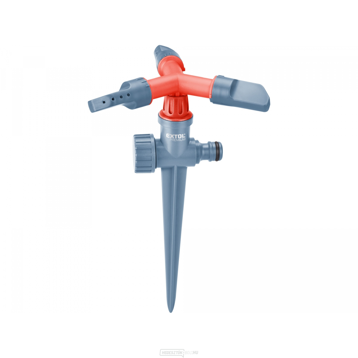 Kör alakú, háromkarú szórófejes öntözőberendezés