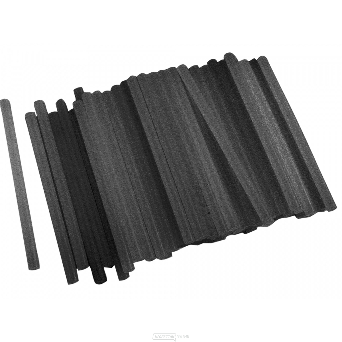 Olvasztható pálcika, fekete, ∅11x200mm, 1kg
