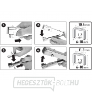 Tűzőkalapács, 6-10mm/ 1,2mm vastagságú Előnézet 