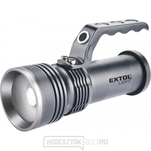 Zseblámpa 300lm, zoom, teljesen fém, 5W LED gallery main image