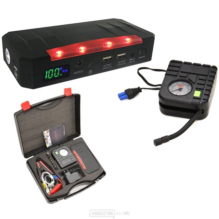 SN-T808MAC Kompakt indító és töltő tápegység kompresszorral