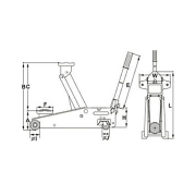 Mobil műhelyemelő OMEGA LIFT 2903011 Előnézet 