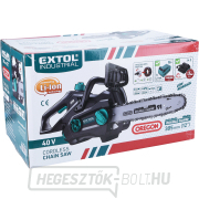 Láncfűrész, akkumulátoros, BRUSHLESS, 40V Li-ion, 2500mAh, 30cm náhled