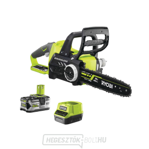 Ryobi RCS18X3050F akkumulátoros 18 V-os láncfűrész akkumulátor 5 Ah töltő ONE  gallery main image