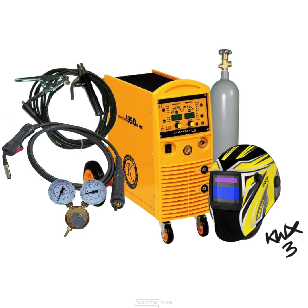 Omicron GAMASTAR 1950LS PFC SYNERGIE + Zseblámpa + Kábelek + Szelep + Bura + Teljes CO2 Palack