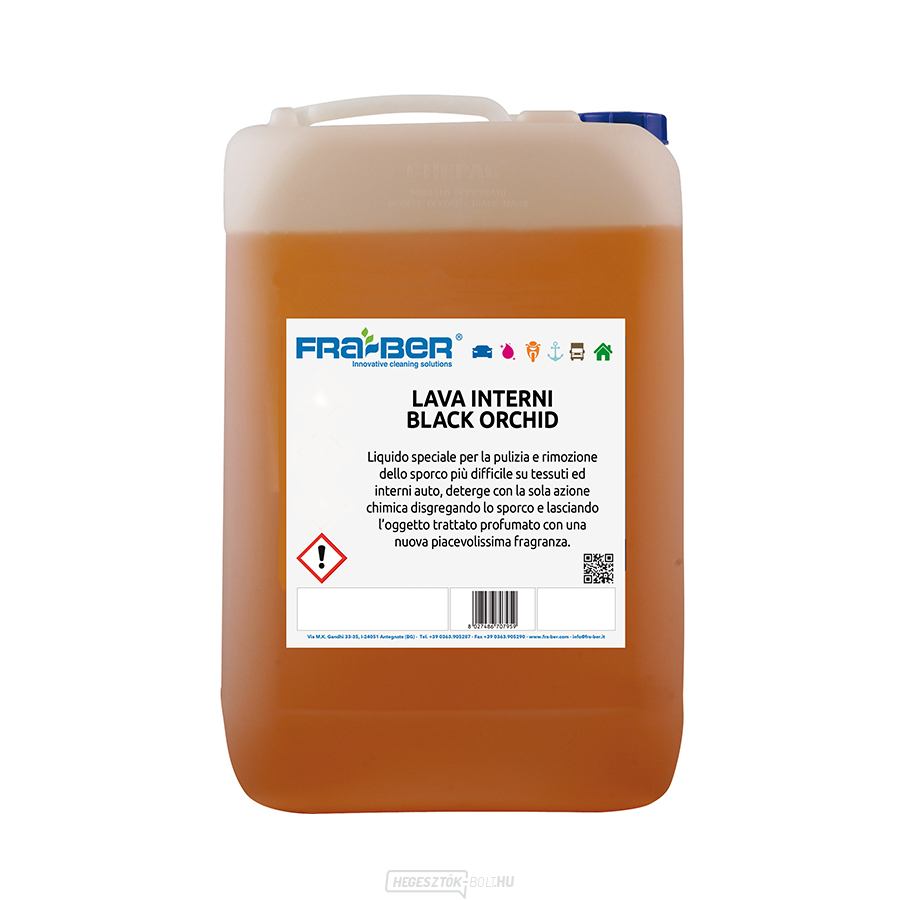 FOLYÉKONY TISZTÍTÓSZER LAVA INTERNI B FEKETE ORCHIDEA-25L