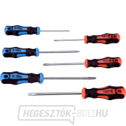 Csavarhúzó készlet 6db, 3x(-),3x(PH), CrV Csavarhúzó készlet 6db, 3x(-),3x(PH), CrV gallery main image