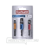 Fúróadapterek 3db, 1/4