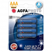 AgfaPhoto Power lúgos elemek LR03/AAA, buborékcsomagolás 4db gallery main image