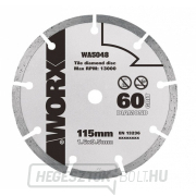 WA5048 - 115 x 9,5 gyémántkerék WU427, Worxsaw XL-hez WA5048 - 115 x 9,5 gyémántkerék WU427, Worxsaw XL-hez gallery main image
