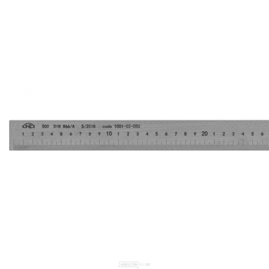 Skála felületkezelés nélkül 2000 mm KINEX átlapolással, DIN 866/A