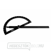 Ívszögmérő KINEX BLACK COAT 180°, 120x200 mm gallery main image
