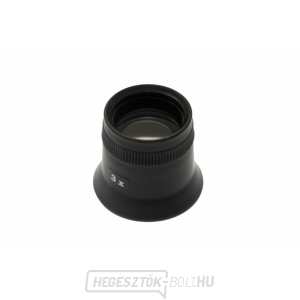 Brinell nagyító két lencsével 16 mm 15x, 10 mm-es skála gallery main image