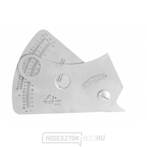 Hegesztési varratmérő - 3 skála, INOX Hegesztési varratmérő - 3 skála, INOX gallery main image