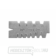 Sablon menetekhez - Trapéz 2-12mm, 30° KINEX Sablon menetekhez - Trapéz 2-12mm, 30° KINEX gallery main image