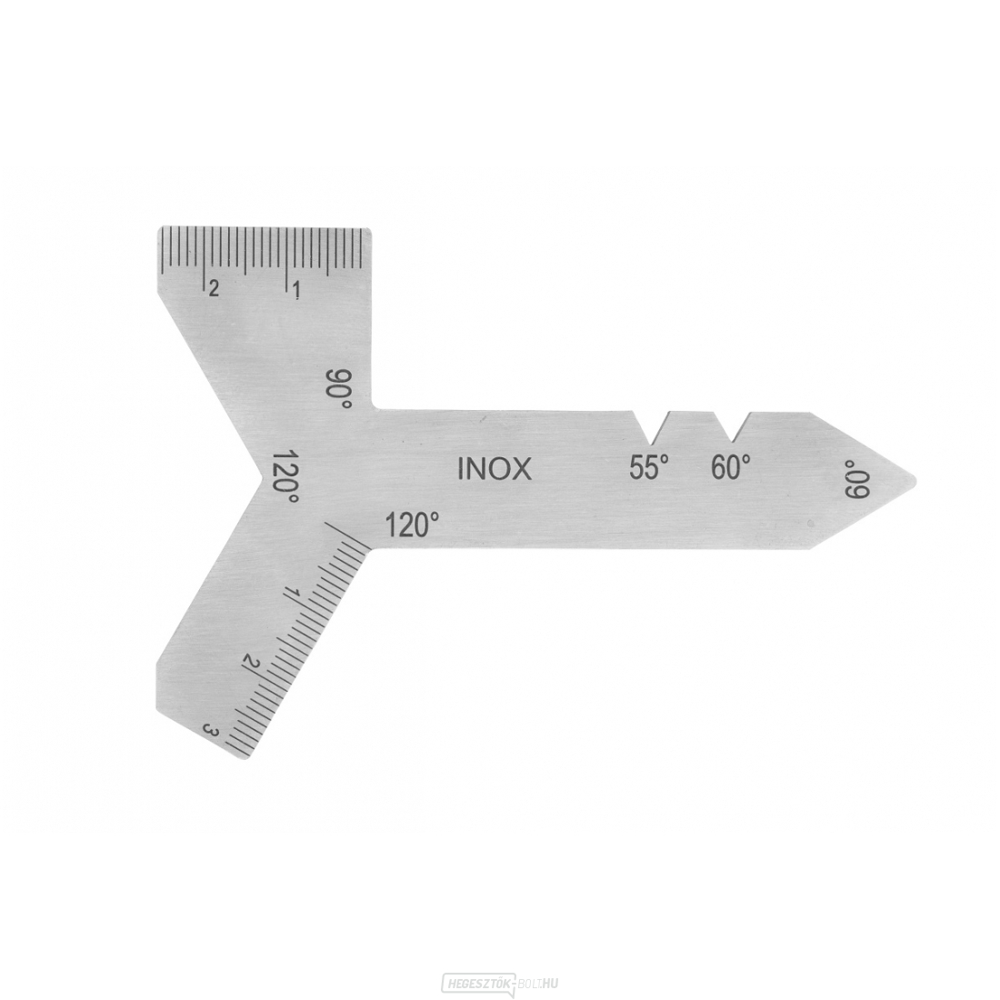 Sablon az 55°-os és 60°-os KINEX fúró csiszolásához