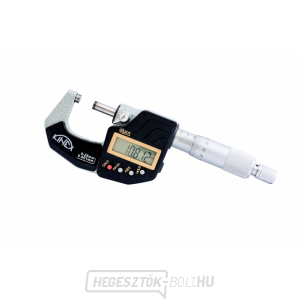 Digitális mikrométer KINEX ABSOLUTE ZERO, 0-25 mm, 0,001mm, DIN 863, IP 65