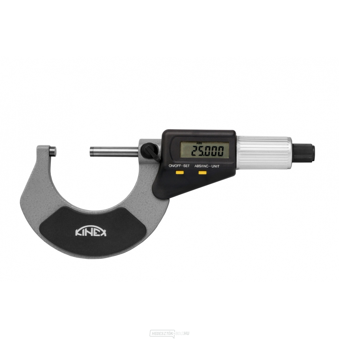 Digitális tolómérő mikrométer KINEX 0-25 mm, 0,001 mm, DIN 863, IP 65