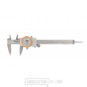 Féknyereg számlapjelzővel KINEX 150 mm, 0,02 mm, ütésálló, ČSN 25 1235, DIN 862 Féknyereg számlapjelzővel KINEX 150 mm, 0,02 mm, ütésálló, ČSN 25 1235, DIN 862 gallery main image