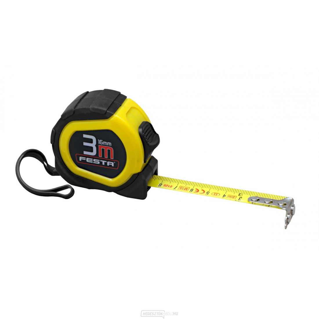 Mérőszalag FESTA 5m - gumírozott mágnessel, osztály pontosság 2