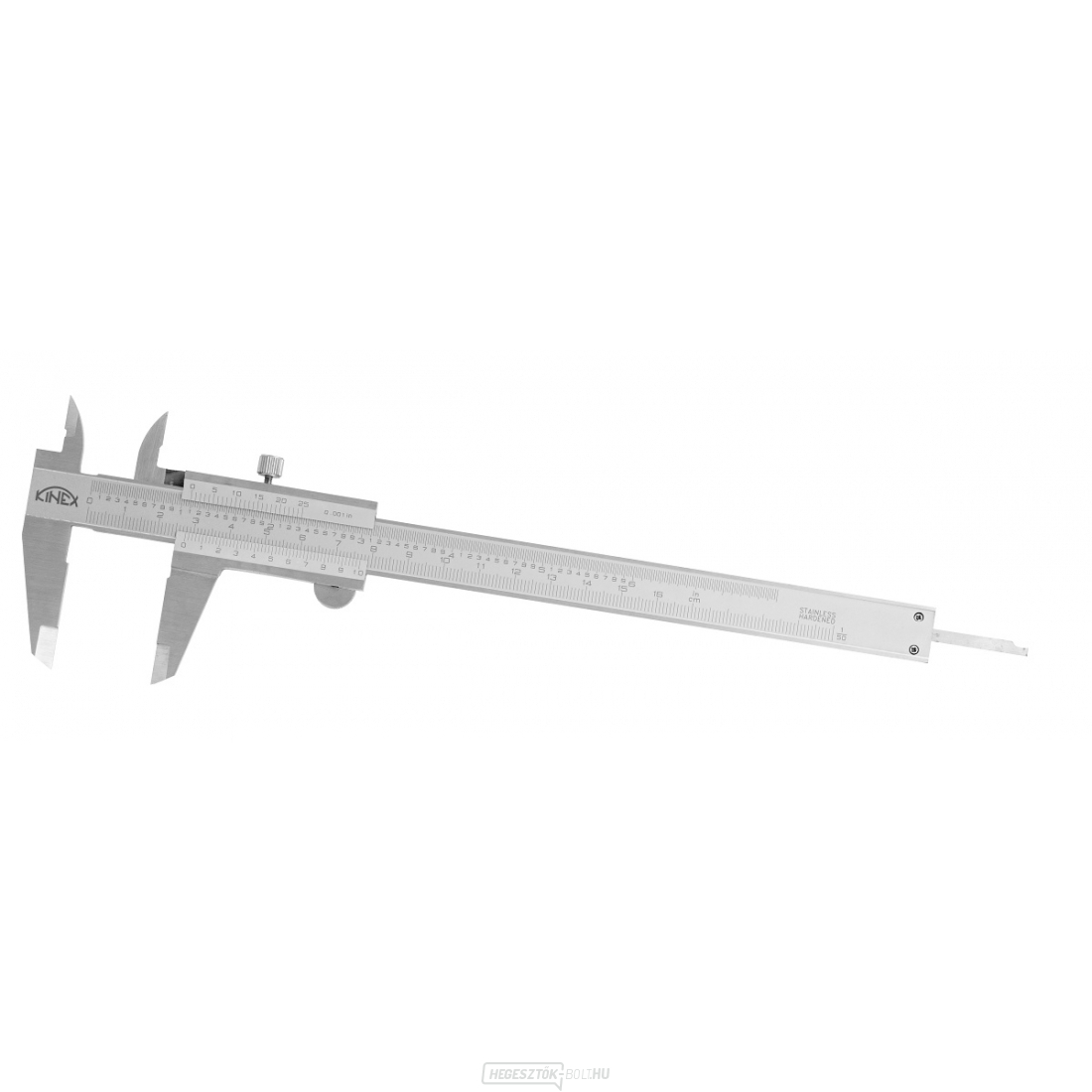 Féknyereg KINEX 160 mm, 0,02 mm, rögzítőcsavar, mm+inch, monoblokk, ČSN 25 1238, DIN 862