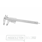 Féknyereg KINEX 150 mm, 0,05 mm, gombbal zárható, mm+inch, monoblokk, ČSN 25 1238, DIN 862 gallery main image