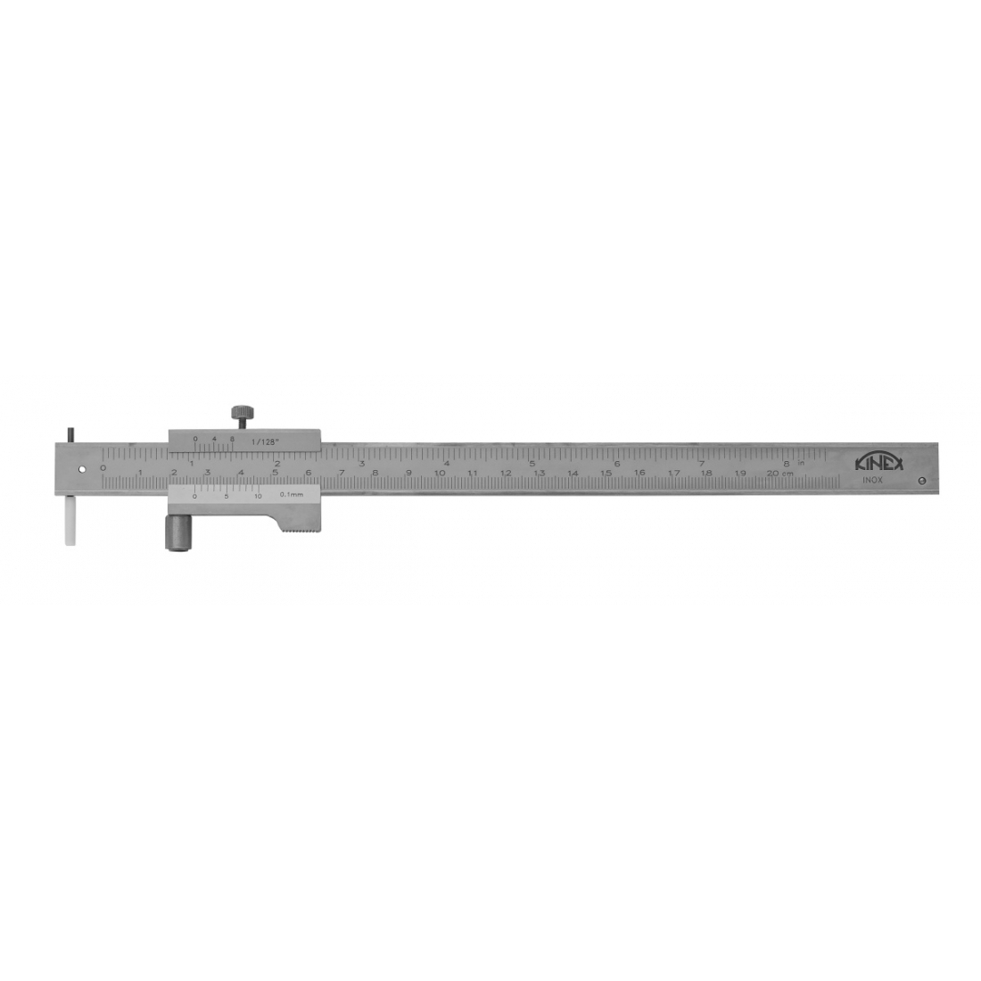 Rajz tolómérő KINEX 200/40 mm - tartalék hegyével együtt
