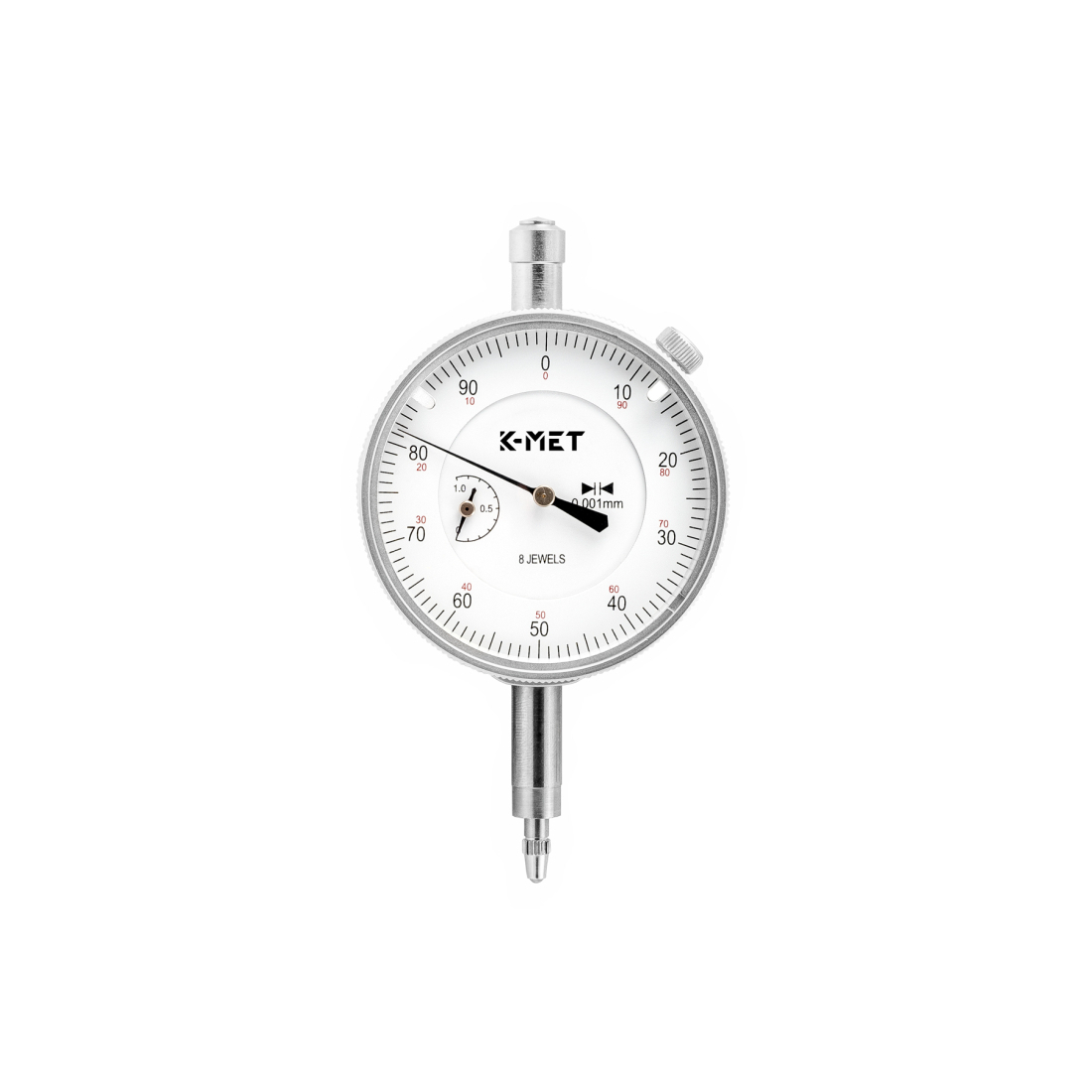 Számmérő KINEX 0-1 mm/60 mm/0,001 mm, ČSN EN ISO 463, ČSN 25 1811, ČSN 25 1816